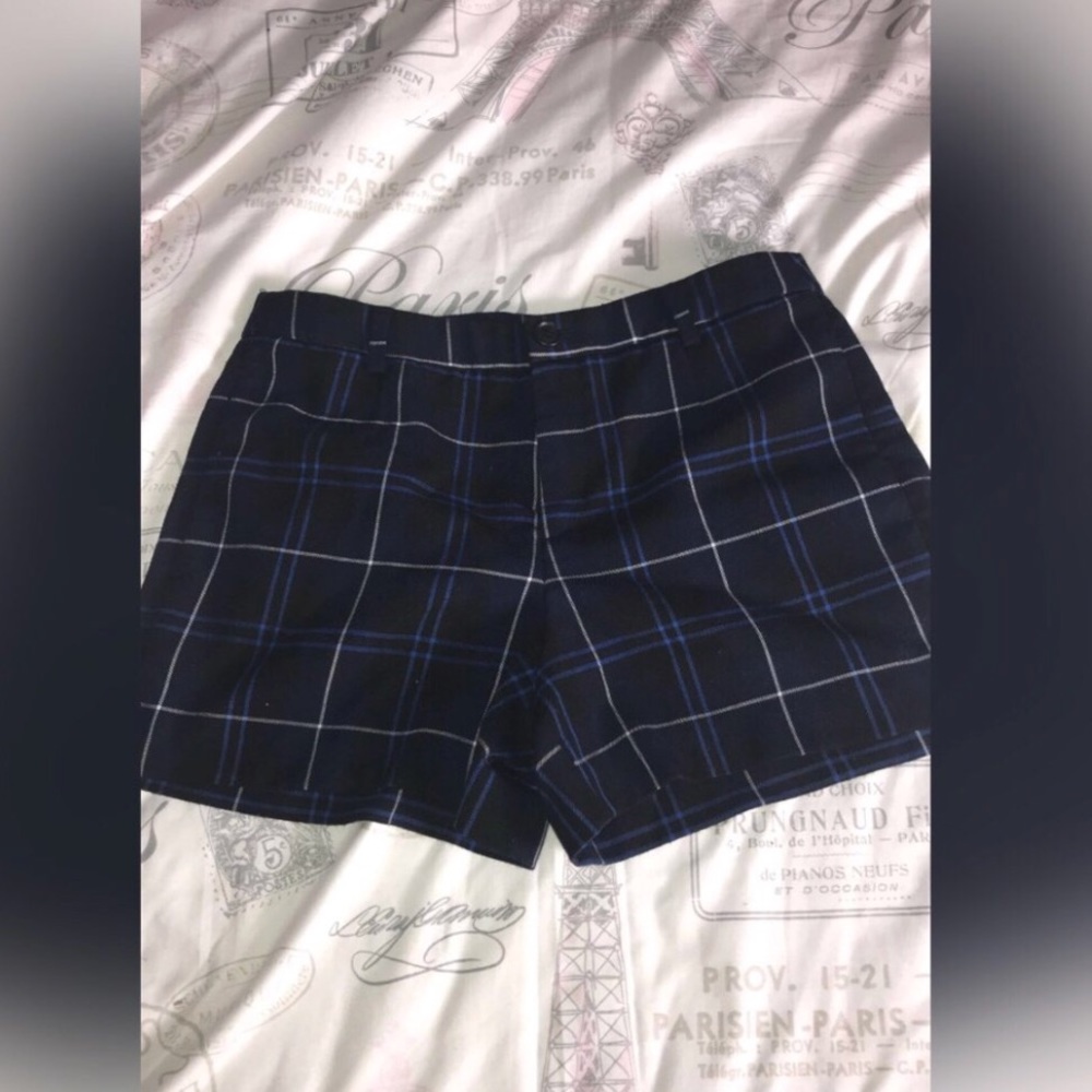 Plaid Shorts x blue 💙
